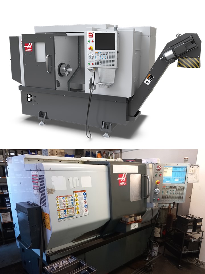 two cnc machines